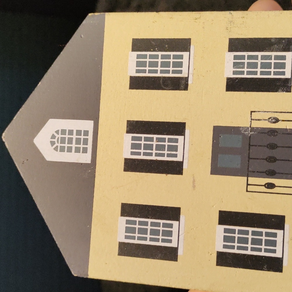 Vintage wooden signed numbered Charleston building - Picture 8 of 14